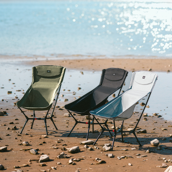 Кресло туристическое Naturehike Yamami YL01 складное, 81,5х56х99 см, до 140 кг, серое