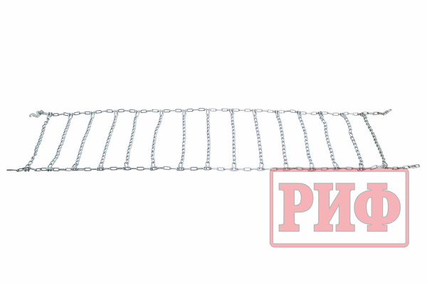 Цепи противоскольжения РИФ 4х4 "лесенка" 25 мм, 325/60R20, 35x12.5R17 (к-т 2 шт.)