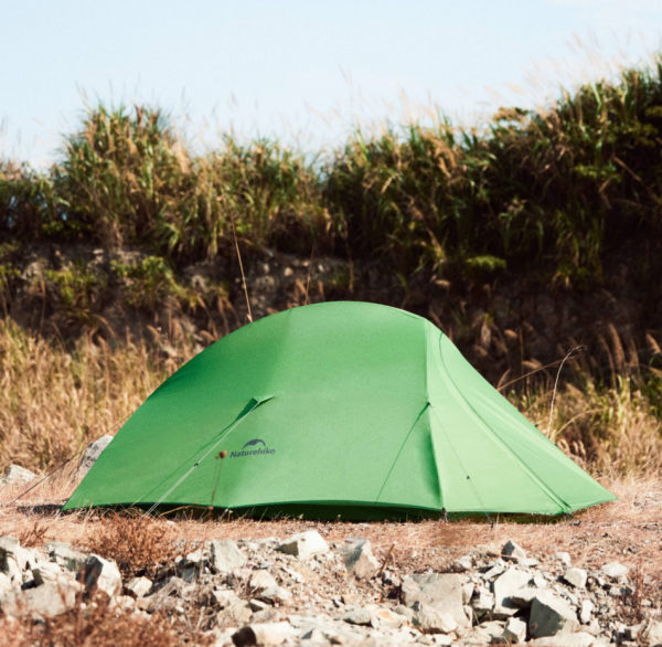 Палатка Naturehike Cloud Up Base 1-местная, алюминиевый каркас, сверхлегкая, зеленая