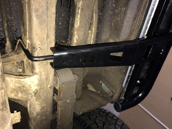 Пороги РИФ силовые УАЗ Патриот до 2015 стандарт