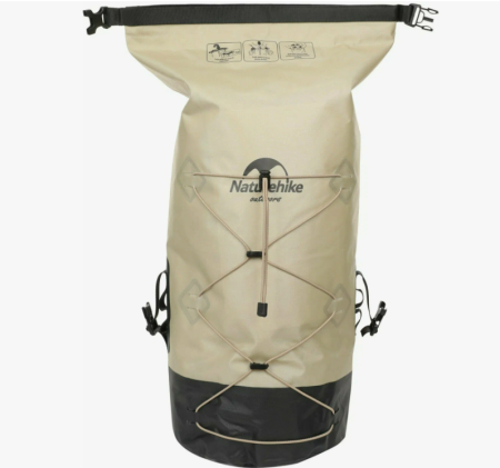 5 Рюкзак туристический Naturehike 40л, ПВХ, хаки