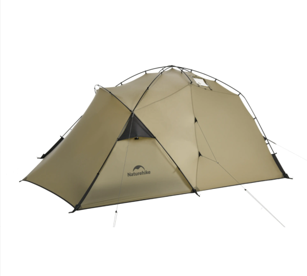 Палатка Naturehike Massif Solo 1-местная, алюминиевый каркас, песочная