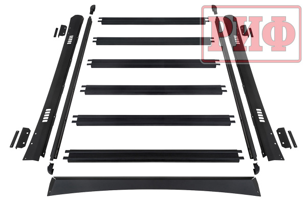 Багажник экспедиционный (платформа) алюминиевый РИФ 1250x1420 мм Great Wall Poer (с крепежом)