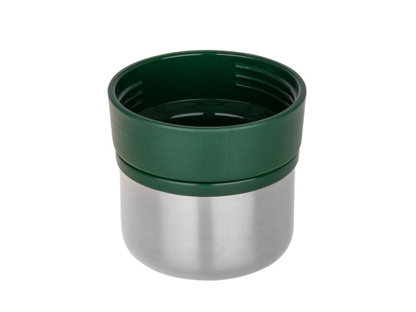 Термос ТОНАР 1200 мл с ситечком зеленый (2 крышки-кружки)