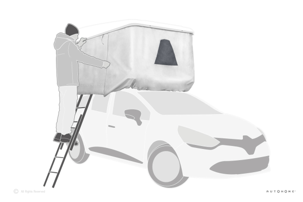 Тент внешний для автопалатки AUTOHOME MAGGIOLINA AIRLANDER PLUS SMALL