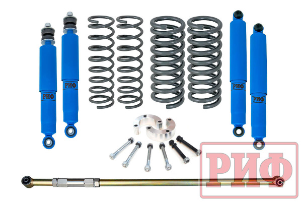 Лифт-комплект РИФ арктический R-AIR ВАЗ Нива 21214 лифт 25 мм +0-50 кг