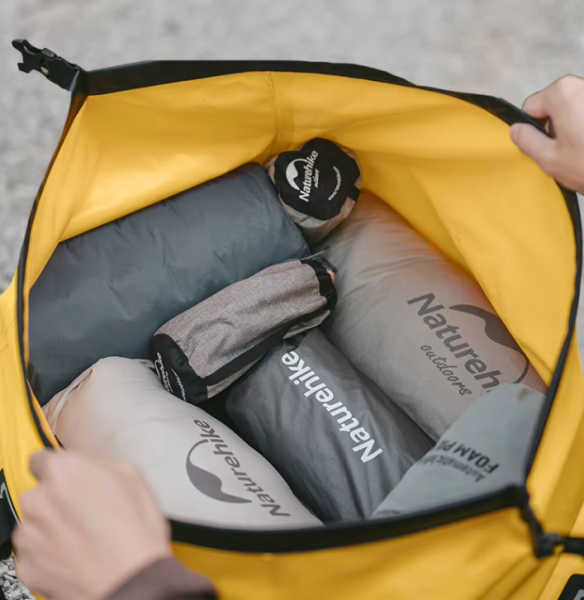 4 Гермосумка Naturehike 60 л ПВХ (желтая) 4 Гермосумка Naturehike 60 л ПВХ (желтая)