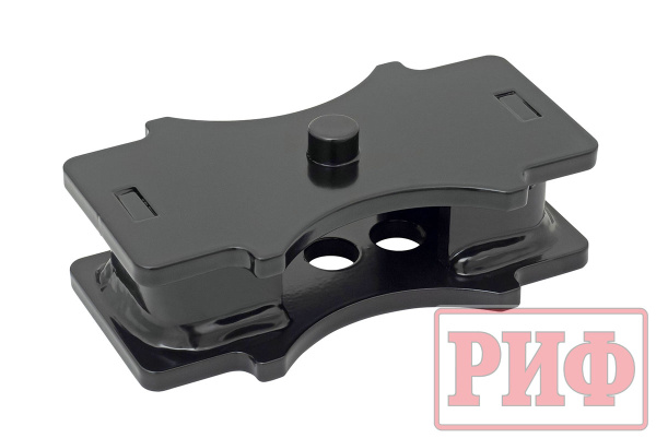 Проставка РИФ рессора-мост H=30 мм (отв.14,5 мм, ось13 мм)