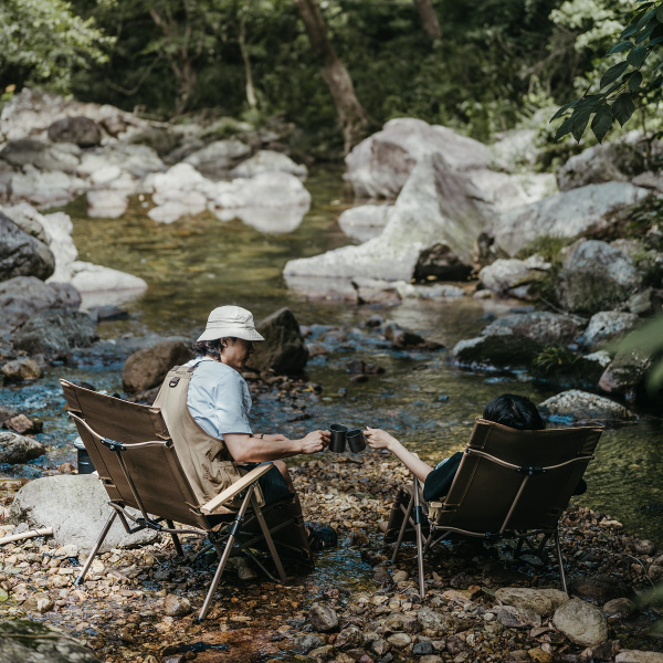 Кресло туристическое Naturehike Nightfall T08 складное, до 110 кг, коричневое