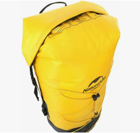 Рюкзак туристический Naturehike 40 л, ПВХ, желтый