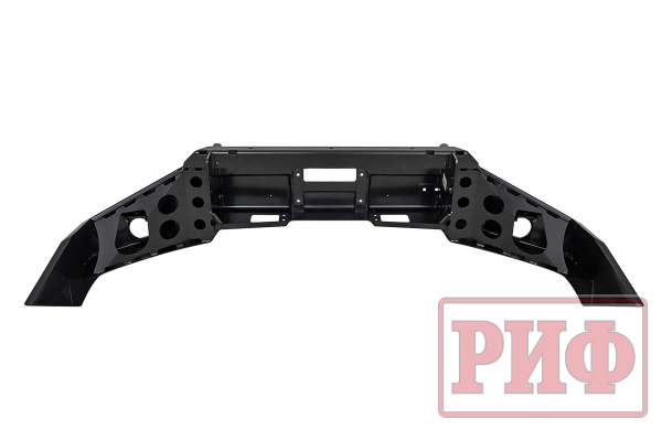 Бампер РИФ силовой передний TLC 200 2007-2015 c доп. фарами и защитой бачка омывателя