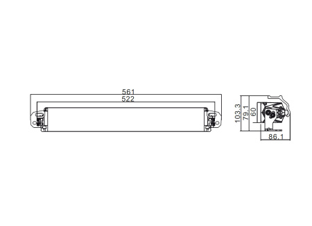 Фара дальнего света РИФ 150W LED