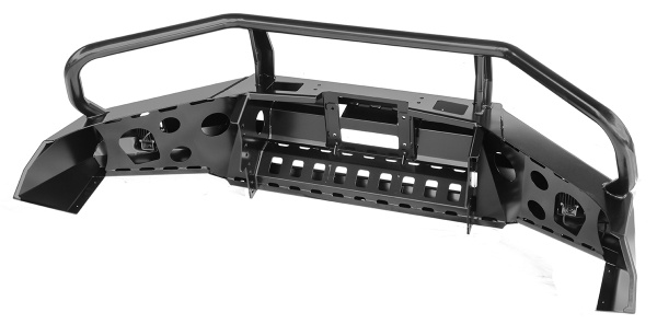 Бампер РИФ силовой передний Toyota Hilux 2015-2020 с доп. фарами, защитной дугой и защитой бачка омывателя