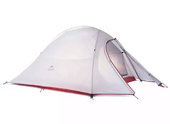 Палатка Naturehike Cloud Up Si 2-местная, алюминиевый каркас, сверхлегкая, серо-красная
