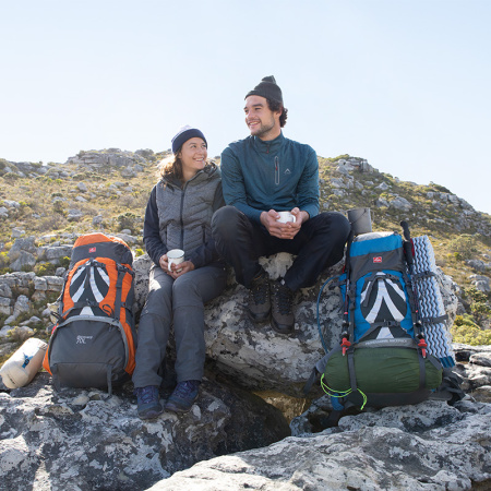 Рюкзак туристический Naturehike 70 л, оранжевый
