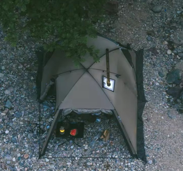 3 Палатка Naturehike SHAN DI, 2-местная, коричневая