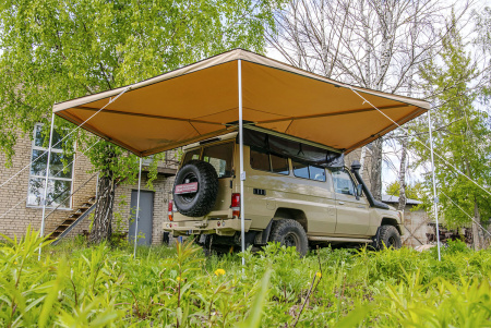 Маркиза автомобильная РИФ веерная 2,5х2,5 м (правая)