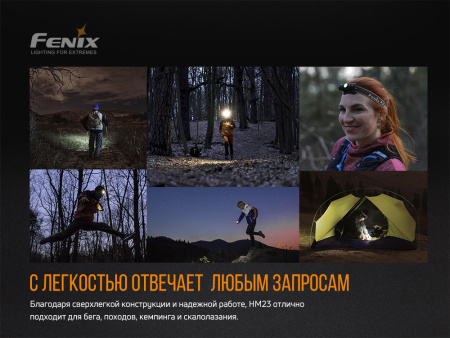 Фонарь налобный FENIX HM23