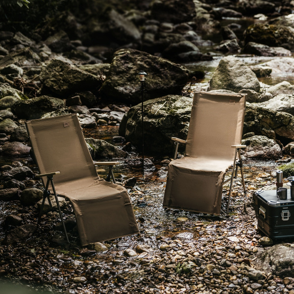 Кресло туристическое Naturehike Nightfall T08 складное, до 110 кг, коричневое