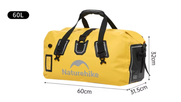 Гермосумка Naturehike 60 л ПВХ (желтая)