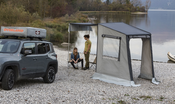 11 Веранда к палатке AUTOHOME OVERZONE SMALL STANDARD, тент серый, высота 220 см