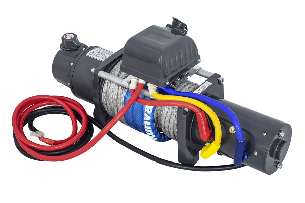 Лебёдка электрическая двухскоростная 12V Runva EWD10000SSR 4500 кг (синтетический трос)