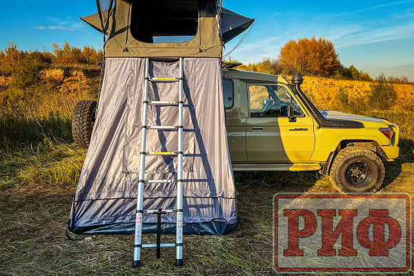 Тамбур к палатке РИФ Soft RT01-140, тент серый Тамбур к палатке РИФ Soft RT01-140, тент серый