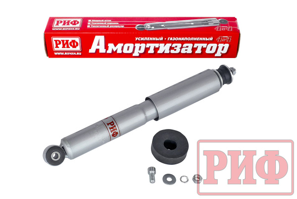 Амортизатор усиленный РИФ передний газовый Нива 21214М лифт 50 мм