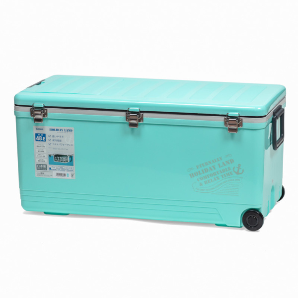 Термобокс SHINWA Holiday Land Cooler 48H бирюзовый