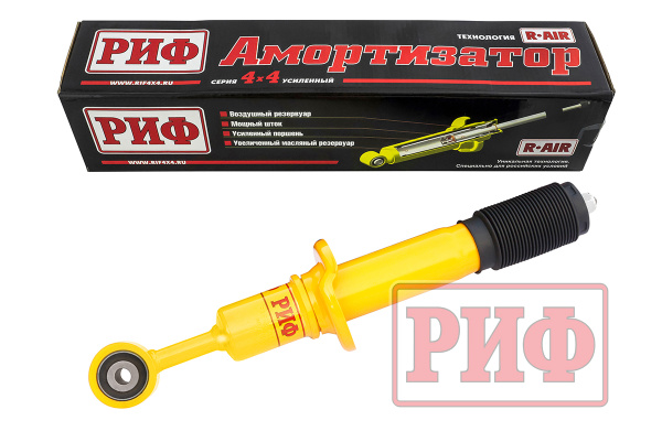 Амортизатор усиленный РИФ передний Toyota Land Cruiser 200 2007+ штатный и лифт 0-50 мм