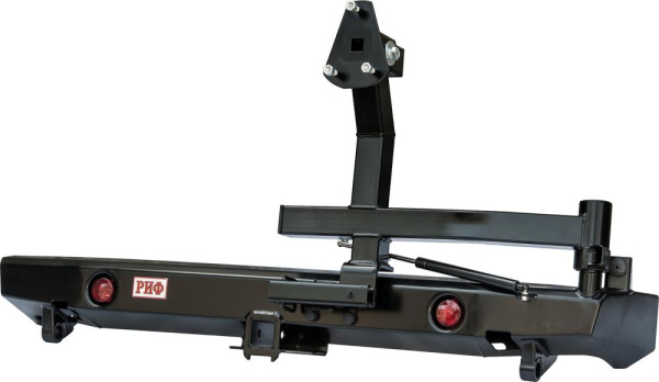 Бампер РИФ задний ВАЗ Нива с фаркопом и калиткой