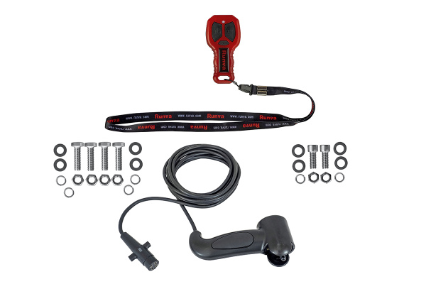 Лебёдка электрическая высокоскоростная 24V Runva EWXC9500SSR24V 4350 кг (синтетический трос)