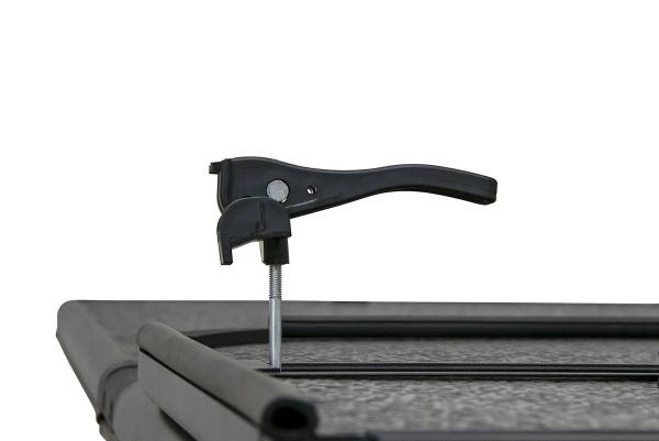 Крышка кузова Toyota Tundra 2007-2016 трёхсекционная, алюминиевая, черная (6,5 фута - 198,25 см)