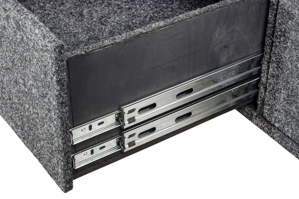 Органайзер в багажник для Toyota Land Cruiser 100 (2 выдвижных ящика+спальник)