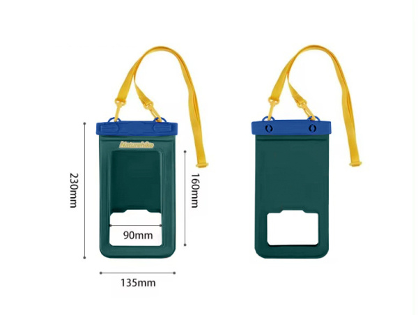 1 Гермочехол Naturehike плоский для телефона 23х13,5 см., зеленый 1 Гермочехол Naturehike плоский для телефона 23х13,5 см., зеленый