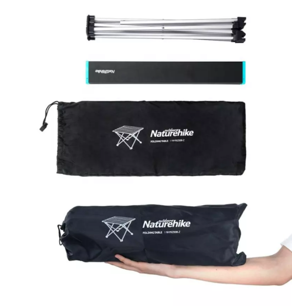 Стол туристический Naturehike складной, 68х46х40,5 см, серый