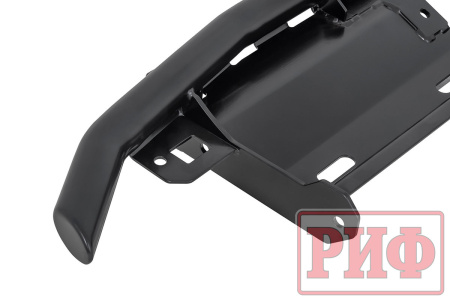 Бампер РИФ силовой задний/защита штатного бампера Lada Niva Travel с возможностью установки фаркопа